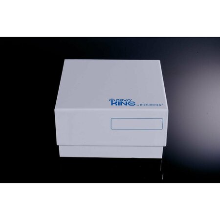 BIOX CARDBOARD FREEZER BOX, 100 WELL, 3 INCH, WHITE, 100PK BX90-1300